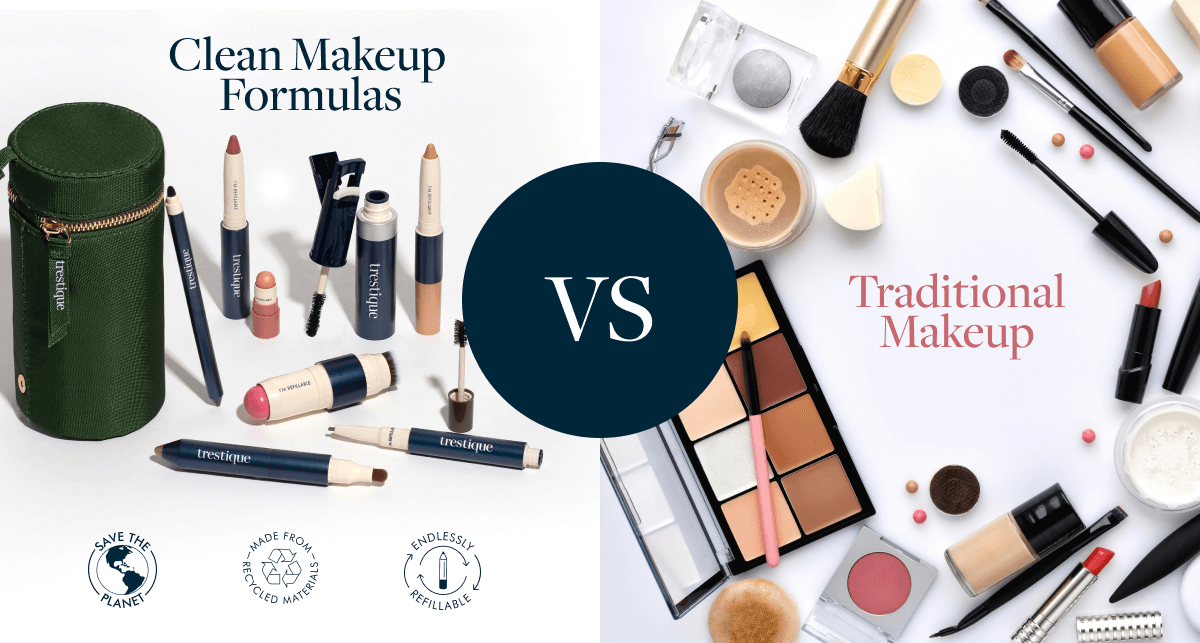 Clean Makeup Formulas vs. Traditional Makeup: What's the Difference?